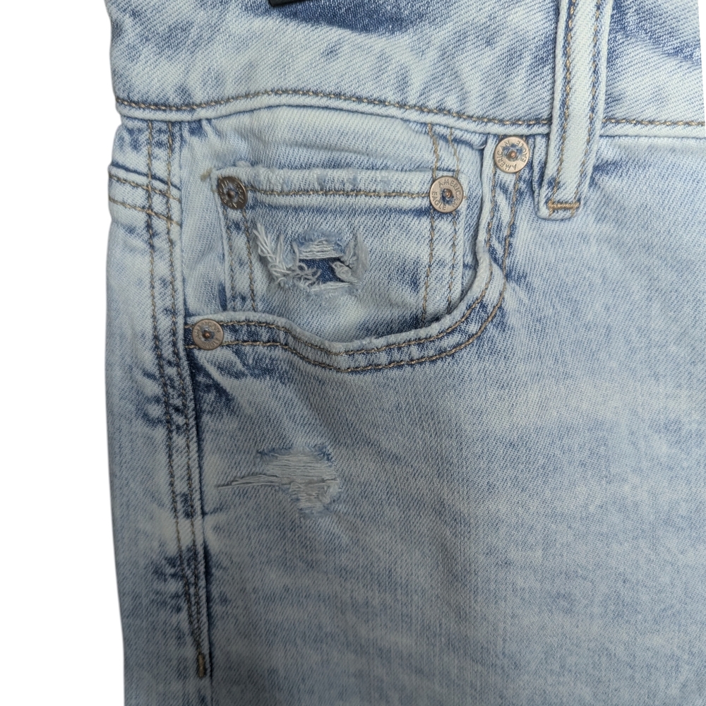 American Eagle Jeans 4 Long Dreamy Drape Baggy Wide Leg Super High Rise Stretch - Picture 8 of 16